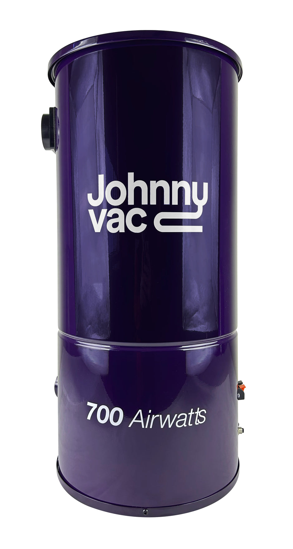 Central Vacuum Johnny Vac - JV700CA - Silent - 2-Fan Motor - 700 Airwatts - 5 gal (19 L) Tank Capacity - Wall Mount Bracket - HEPA Bag - Foam Filter