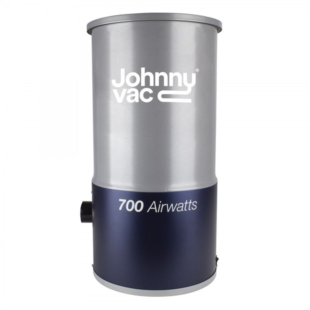 **SUB* JV700CA*Central Vacuum Johnny Vac - JV700C - Silent - 2-Fan Motor - 700 Airwatts - 5 gal (19 L) Tank Capacity - Wall Mount Bracket - HEPA Bag - Foam Filter