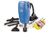 Backpack Vacuum - Johnny Vac - Capacity of 1.5 gal (5,65 L) - HEPA Filtration - with Accessories and Superior Quality Harness