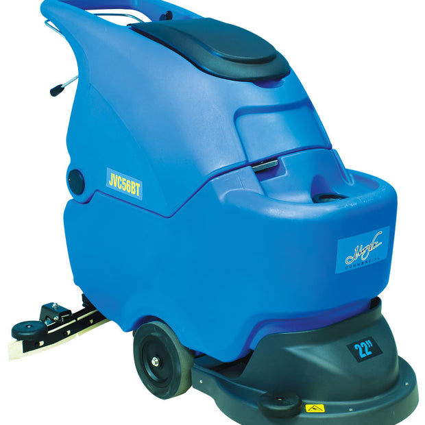 Autoscrubber, Johnny Vac JVC56BT, Traction of 22", Batteries, Charger, Digital Control, V-Shaped Squeegee, 13 gal Tank