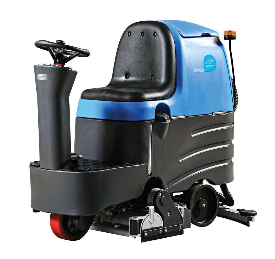 Rider Scrubber JVC70RRBTN from Johnny Vac - 25 1/2" (648 mm) Cleaning Path - 3h. Average Runtime - Battery & Charger Included