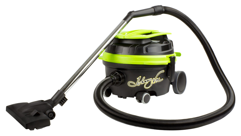 Commercial Canister Vacuum -  Johnny Vac JVECOB - 3 gal (12 L) Tank - 2 Chrome Wands - Tools - ASDO13491