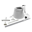 KIT CENTRAL LIGHT GREY 35' W STAINLESS STEEL TELESCOPIC WAND