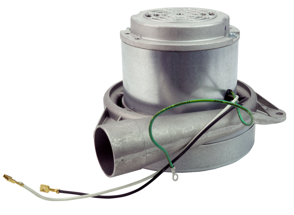 Tangential Vacuum Motor - 7.2" dia - 2 Fans - 120 V - 13 A - 1444 W - 384 Airwatts - 110" Water Lift - 102.7 CFM - Lamb / Ametek  040023
