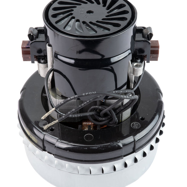 Bypass Vacuum Motor - 5.7" dia - 2 Fans - 240 V - 3.6 A - 781 W - 220 Airwatts - 76.2" Water Lift - 87.7 CFM - Lamb / Ametek 116125-01 (S)