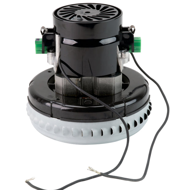 Bypass Vacuum Motor - 5.7" dia - 1 Fan - 120 V - 7A - 827 V - 291 Airwatts - 49.5" Water Lift - 133 CFM - Lamb / Ametek 116196-00 (S)