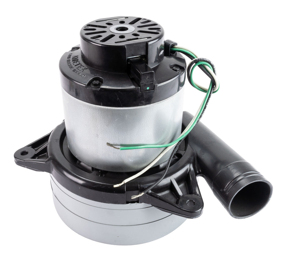 Tangential Vacuum Motor - 7.2'' dia - 3 Fans - 120 V - Epoxy Paint - Lamb / Ametek 117507-13(P)