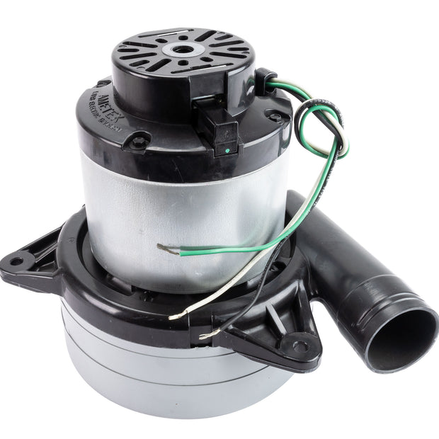 Tangential Vacuum Motor - 7.2'' dia - 3 Fans - 120 V - Epoxy Paint - Lamb / Ametek 117507-13(P)