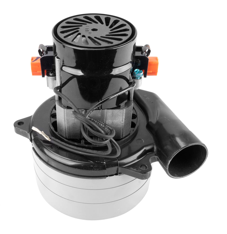 Tangential Vacuum Motor - 3 Fans - 24 V - Epoxy Paint - Lamb / Ametek 116515-13 (B)