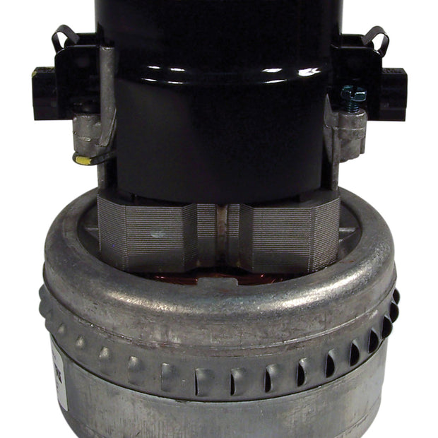 Bypass Vacuum Motor - 4.8" dia - 2 Fans - 120 V - Lamb / Ametek 116551-50 (S)
