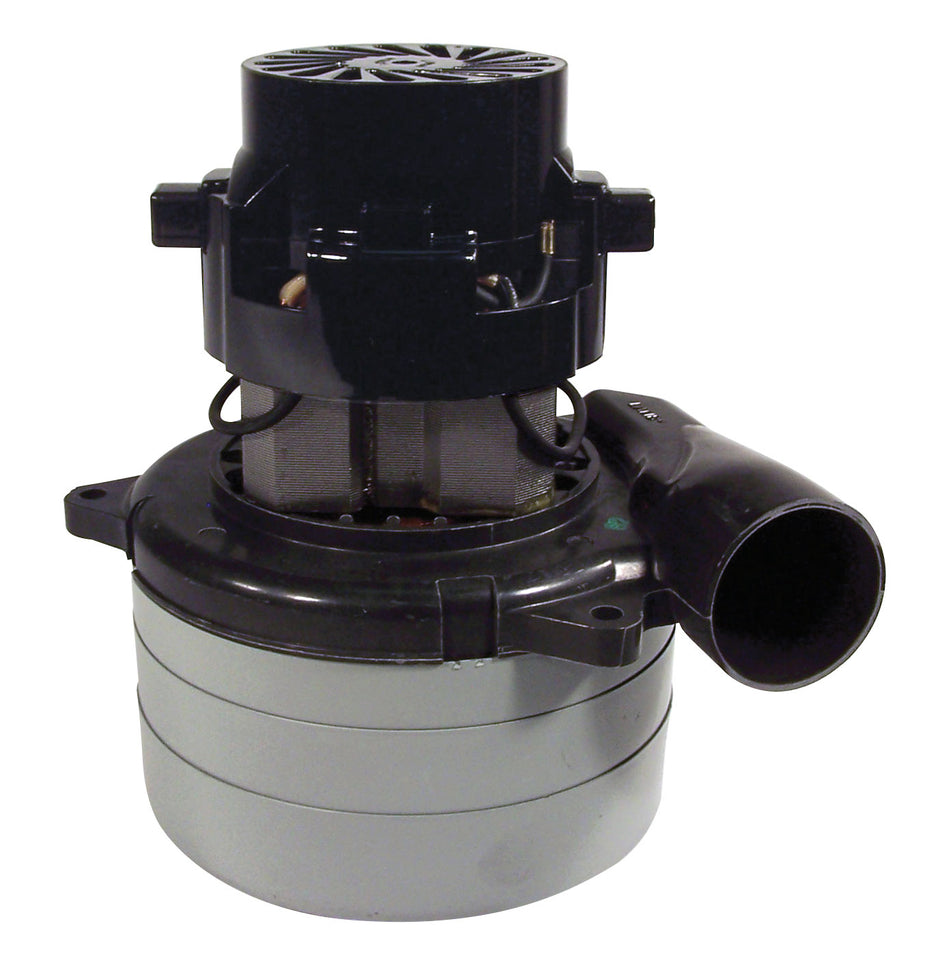 Tangential Vacuum Motor - 5.7" dia - 3 Fans - 36 V - 17.9 A - 672 W - 185 Airwatts - 74" Water Lift - 76 CFM - Lamb / Ametek 119432-13