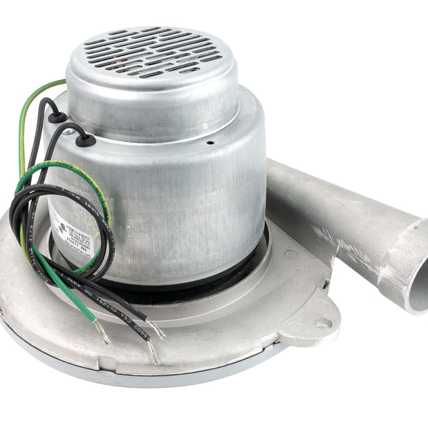 Tangential Vacuum Motor - 8.4" dia - 1 Fan - 120V - 717 Airwatts - Lamb / Ametek 122133-00 (B)