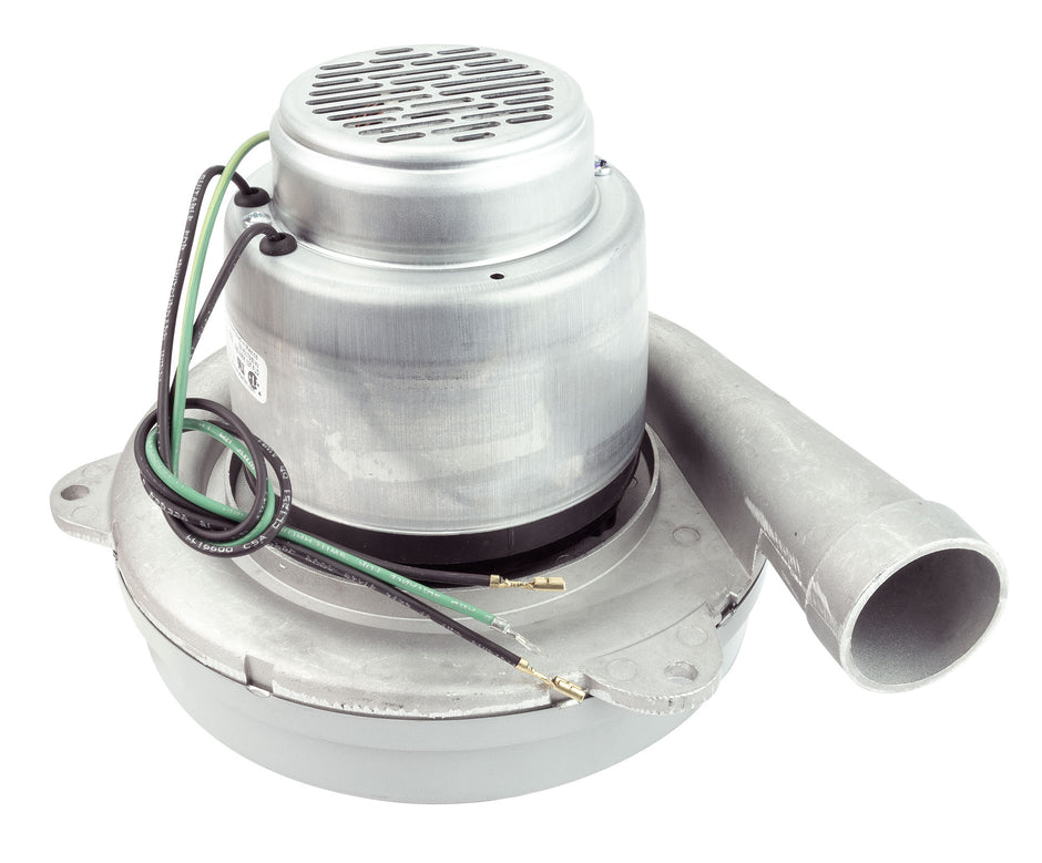 Tangential Vacuum Motor - 8.4"  dia - 2 Fans - 120 V - Lamb / Ametek 122175-00(b)