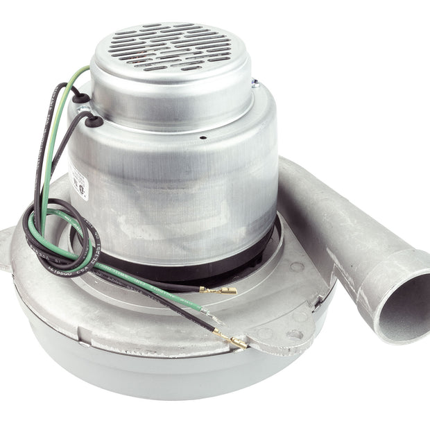 Tangential Vacuum Motor - 8.4"  dia - 2 Fans - 120 V - Lamb / Ametek 122175-00(b)