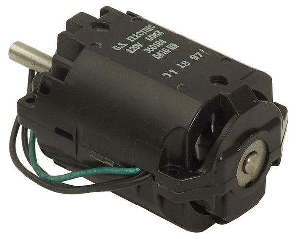Black Motor 1 1/8"  120 V Lamb/Ametek 5409-33-2 - long stem