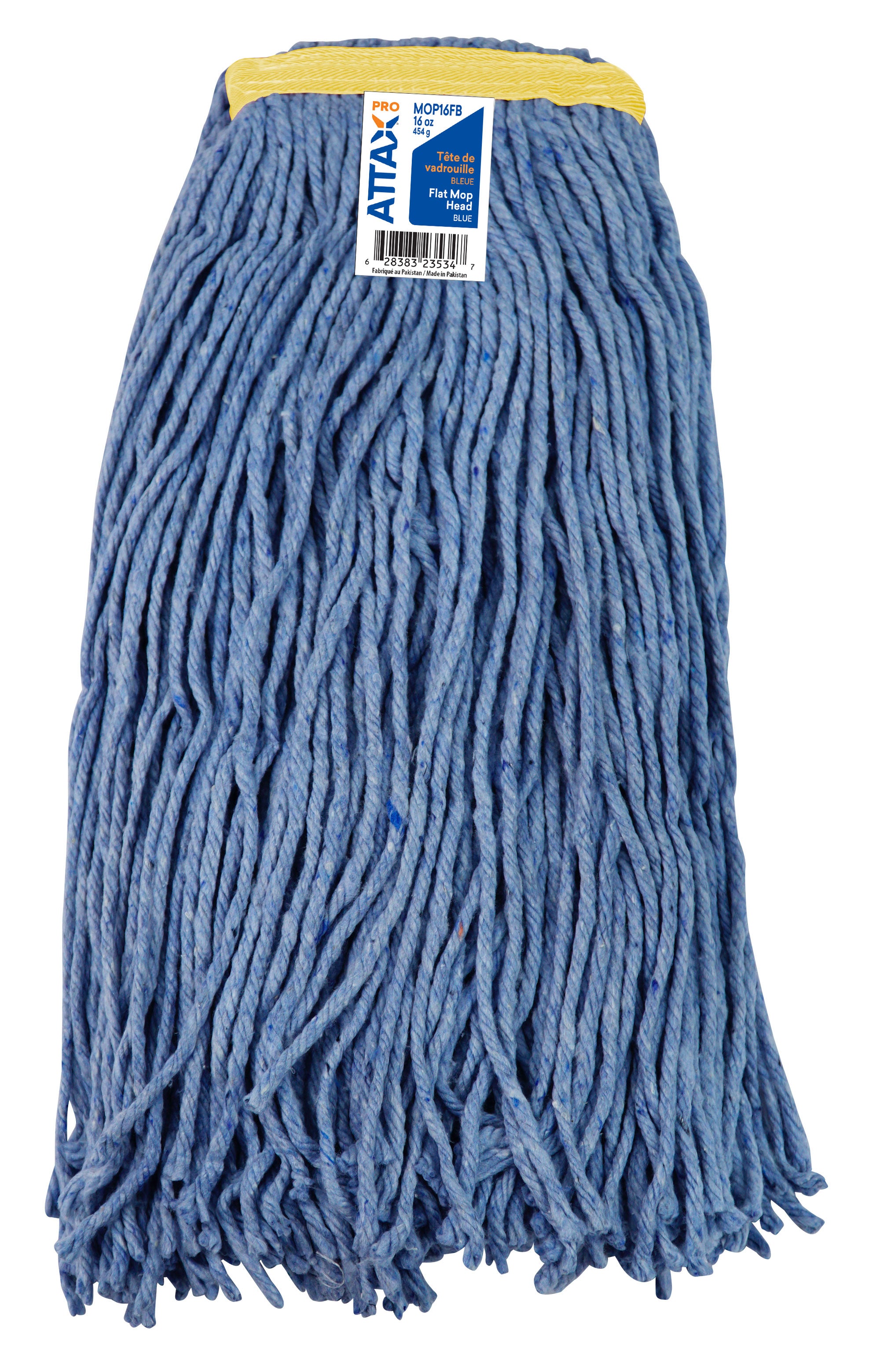 Cut End Mop Replacement Head - Synthetic Washing Mops - 16 oz (450 g) - Blue