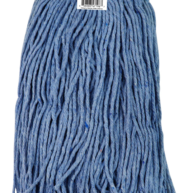 Synthetic String Mop Replacement Head - Large (24 oz / 680 g) - Blue - Attax Â® Pro