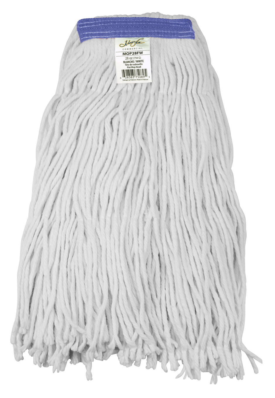Synthetic String Mop Replacement Head - Large (28 oz / 793 g) - White