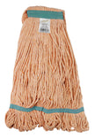 Synthetic Wet Mop 24oz Replacement Head - with Narrow Strips and Looped End - Orange - Large