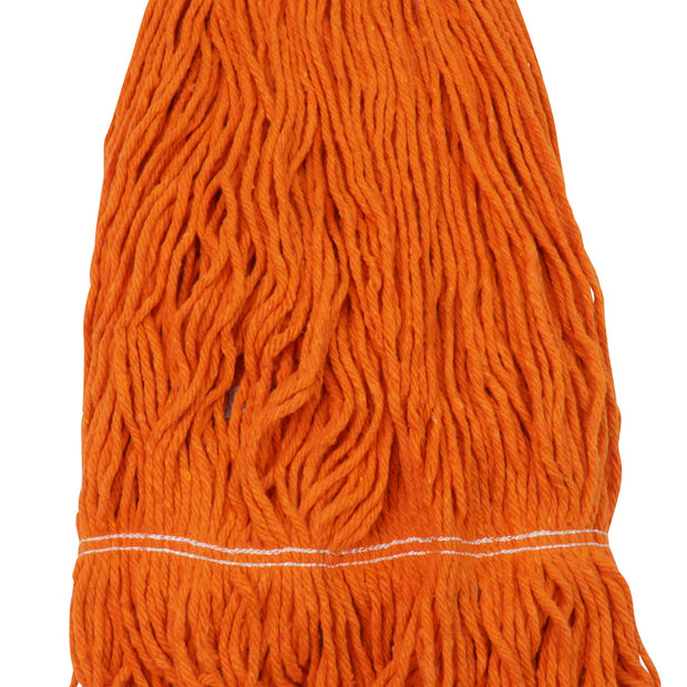String Mop Replacement Head - Synthetic Washing Mops - 24 oz (680 g) - Orange