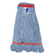 Synthetic wet mop Replacement Head - with Narrow Strips and Looped End - Blue