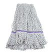 String Mop Replacement Head - Synthetic Washing Mops - with Narrow Strips and Looped End - Medium - 20 oz (567 g) - Blue