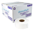 Deluxe Bathroom Tissue virgin SUNSET Snow Soft - 2-ply - 1000' per Rolls - 12 Rolls per Box - SUNSET JRT1000