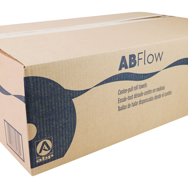 Paper Hand Towels - Centerpull - 2-Ply - 10 x 7.8 in (25.4 cm x 19.8 cm) - Box of 6 Rolls - White - ABP CP6814LB2