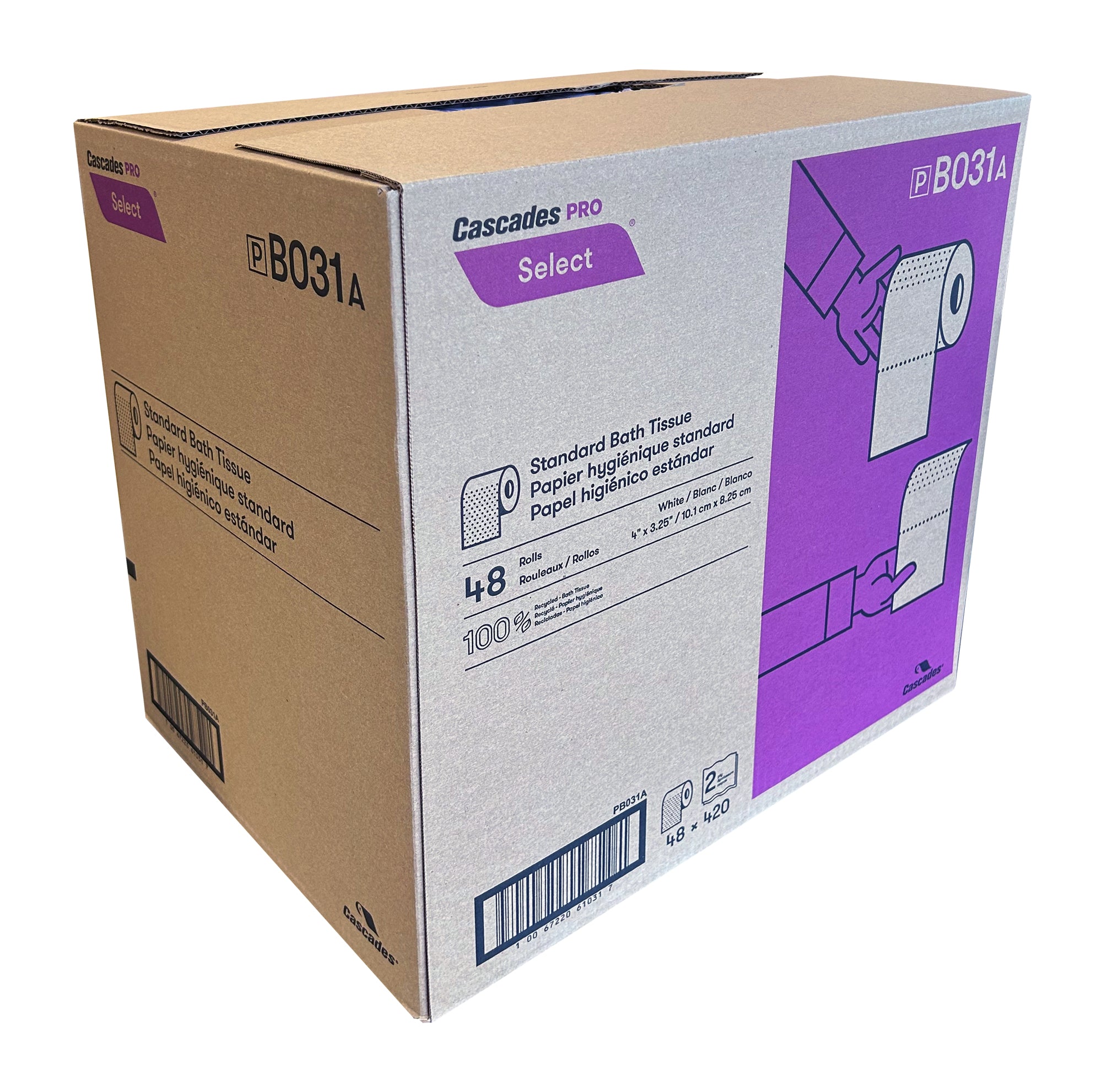 Standard Bathroom Tissue - 2-Ply - 4.25