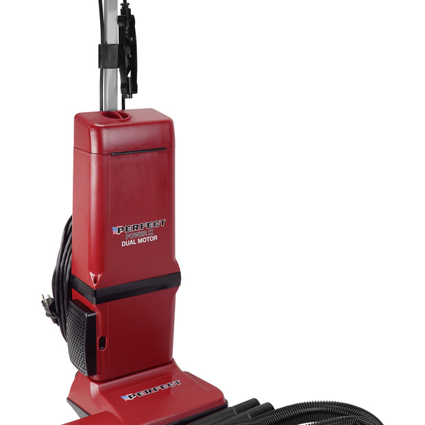 Upright Vacuum Cleaner - Two Motors - with Separate Tools - Cleaning Width of 15 in (38,01 cm) - Perfect DM102