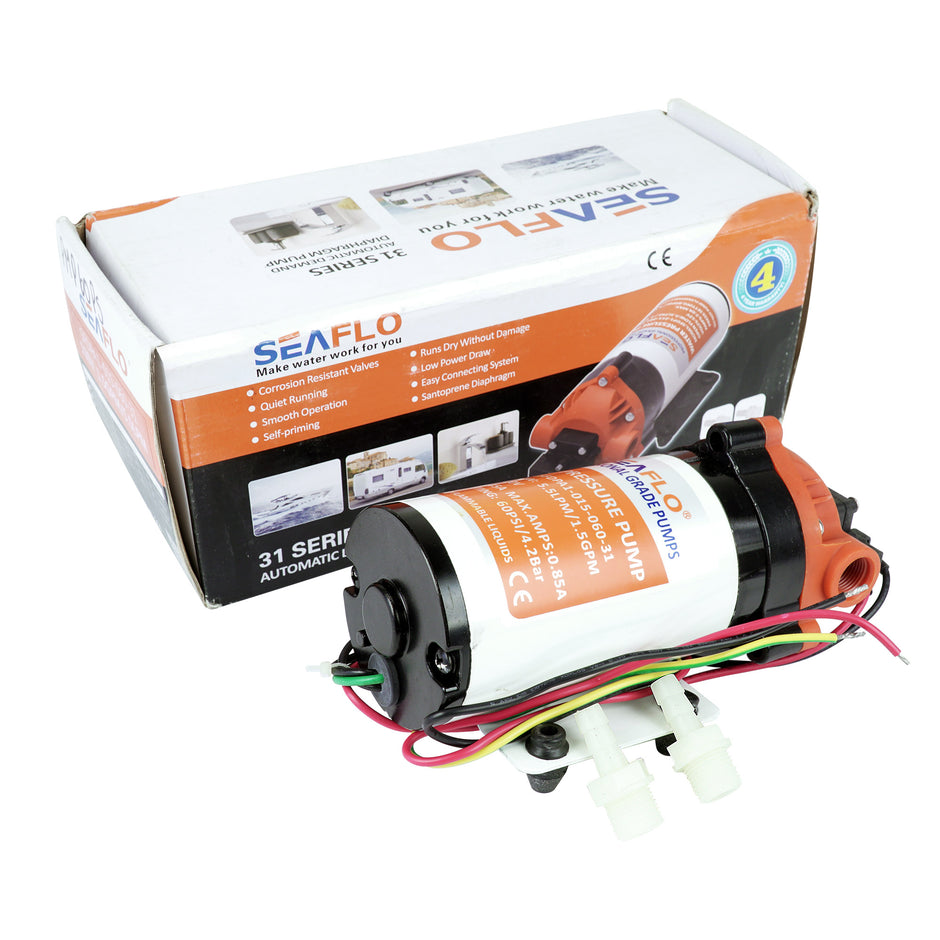 Water Pump Assembly - 115v - 60 PSI - SEAFLO