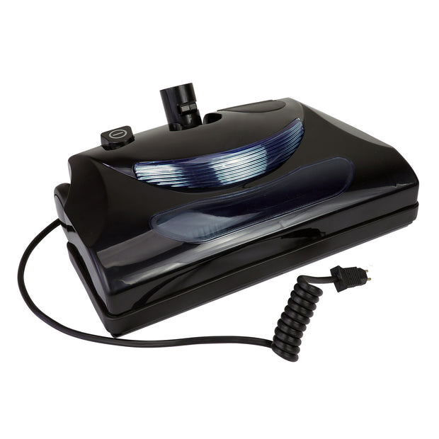 Power Nozzle - 12" (30.5 cm) Width - Black - Geared Belt - Headlight - Metal Roller Brush - Replacable Hair Strip - Johnny Vac PN11BK