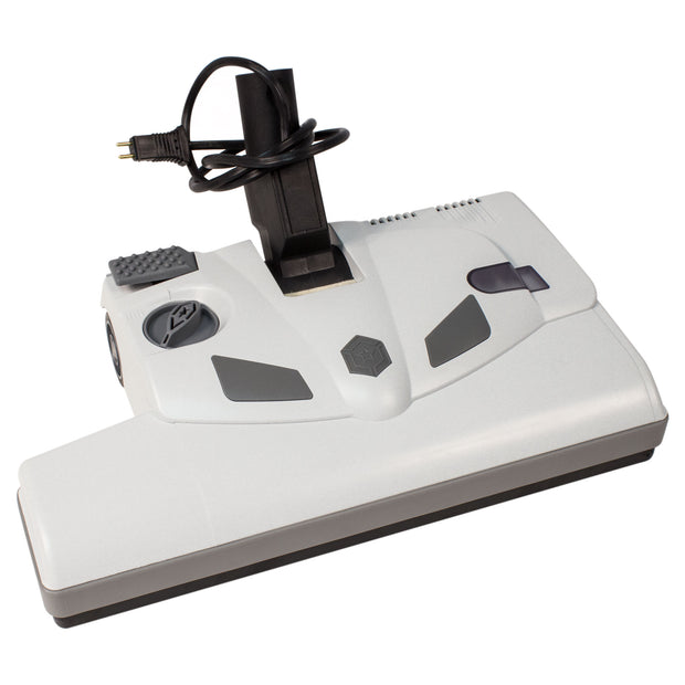 Power Nozzle Power Head - 14" (35.7 cm) Width - Adjustable Height - White - Geared Belt - Plastic Roller Brush - Lindhaus LH6114