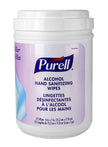 Hand Sanitizing Wipes - Purell - Ethyl Alcohol 62% - Fragrance-Free - 175 Wipes per Dispenser - Products for use against coronavirus (COVID-19)