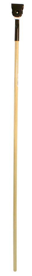 60''  Wood Mop Stick with Quick Clip - Rubbermaid FGM11600