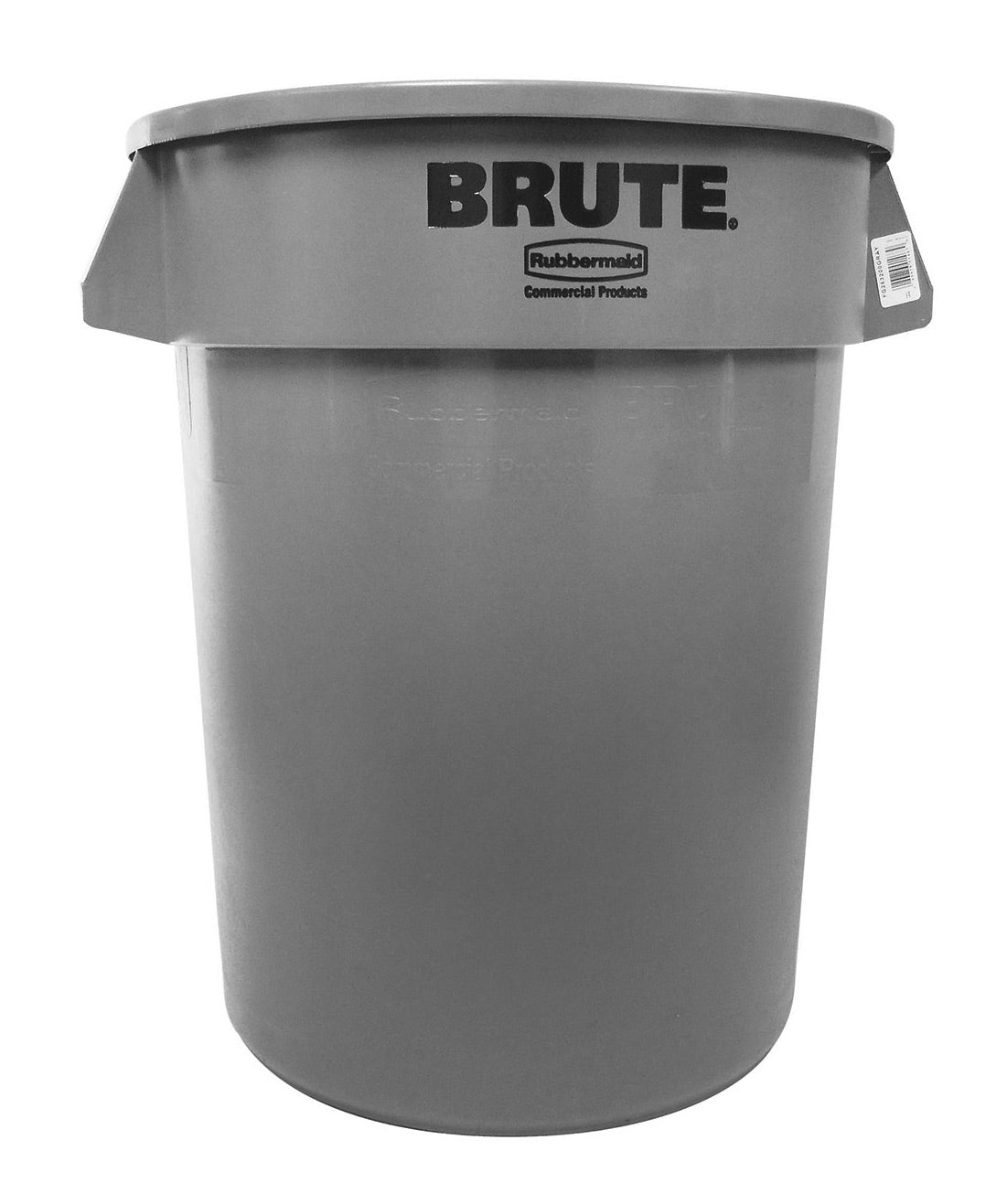 Round Trash Garbage Can Bin - 32 gal (121 L) - Grey - Rubbermaid RUB2632-16 GRAY