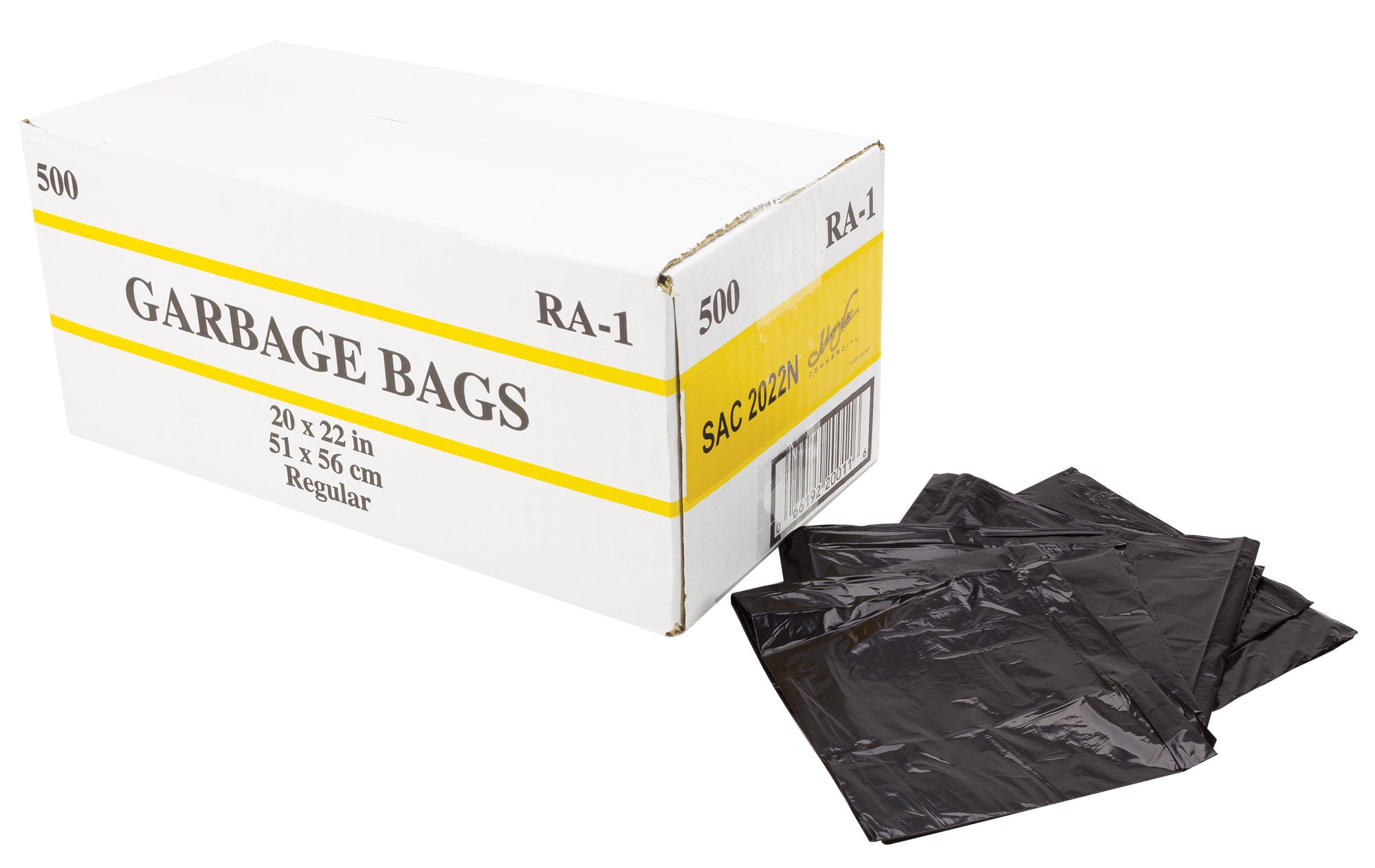 Commercial Garbage / Trash Bags - Regular - 20