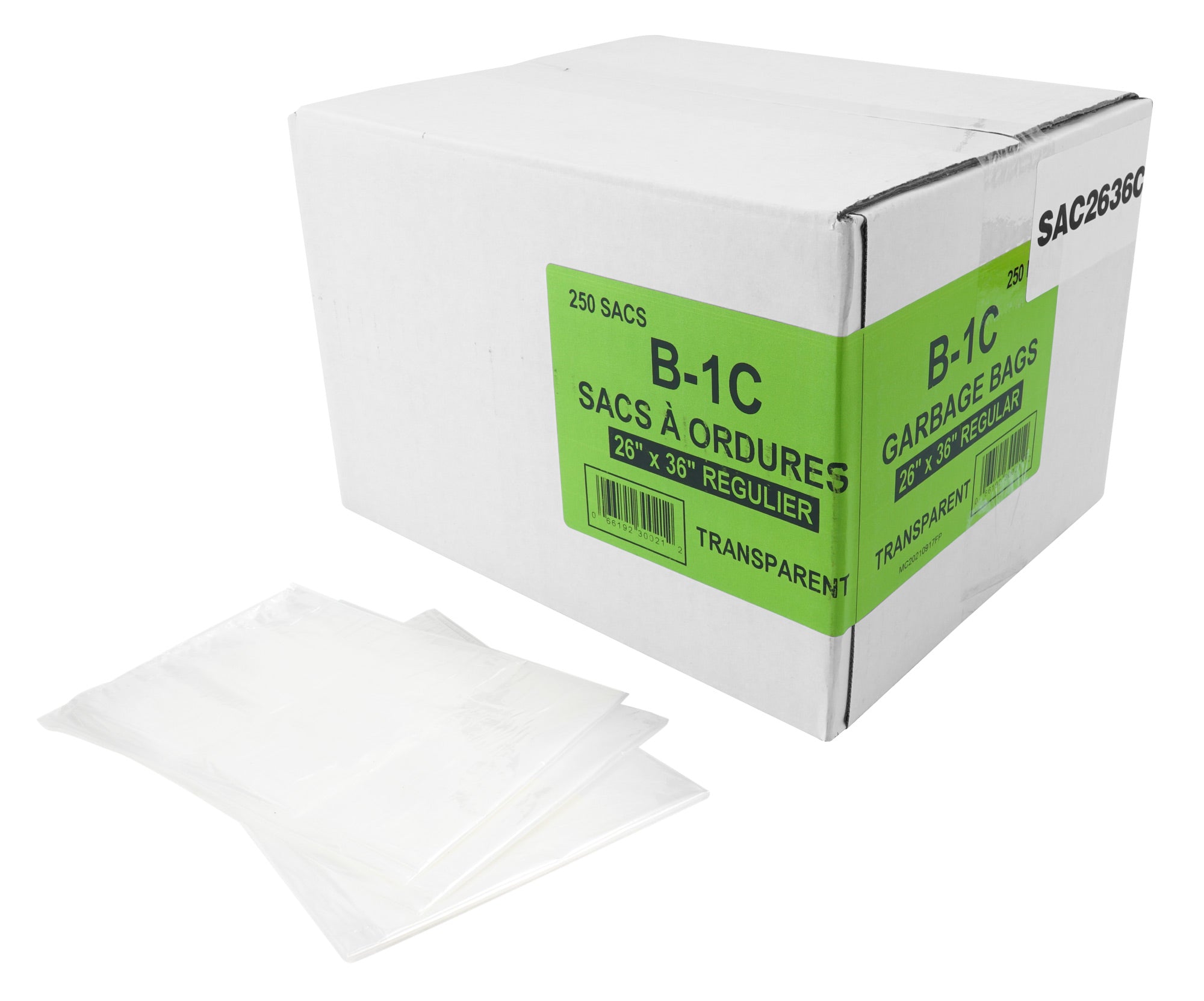 Commercial Garbage / Trash Bags - Regular - 26