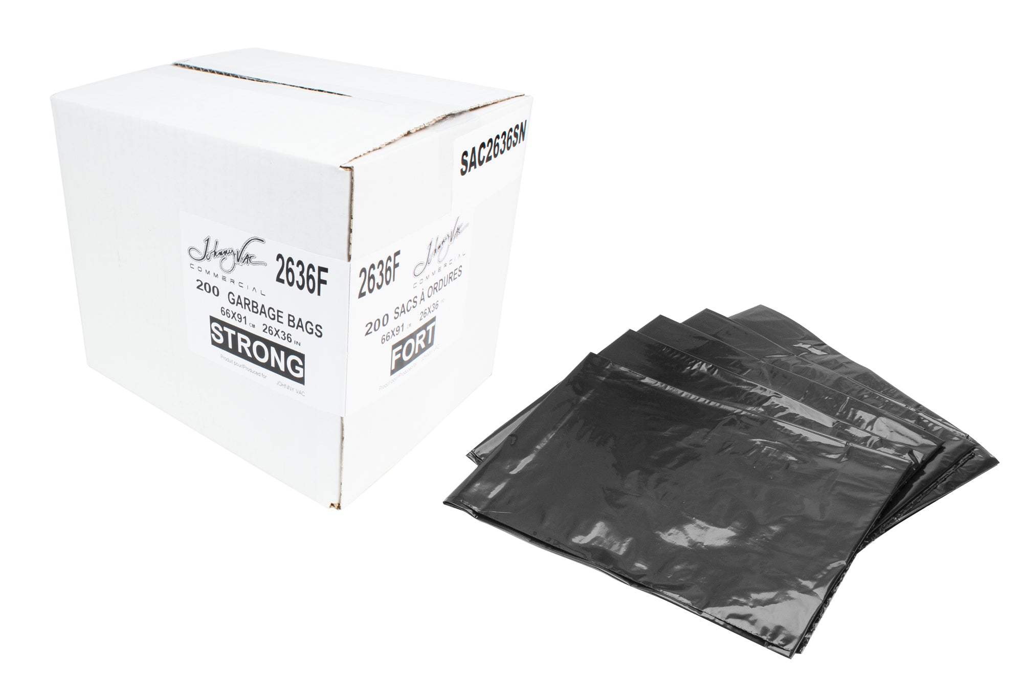 Commercial Garbage / Trash Bags - Strong - 26