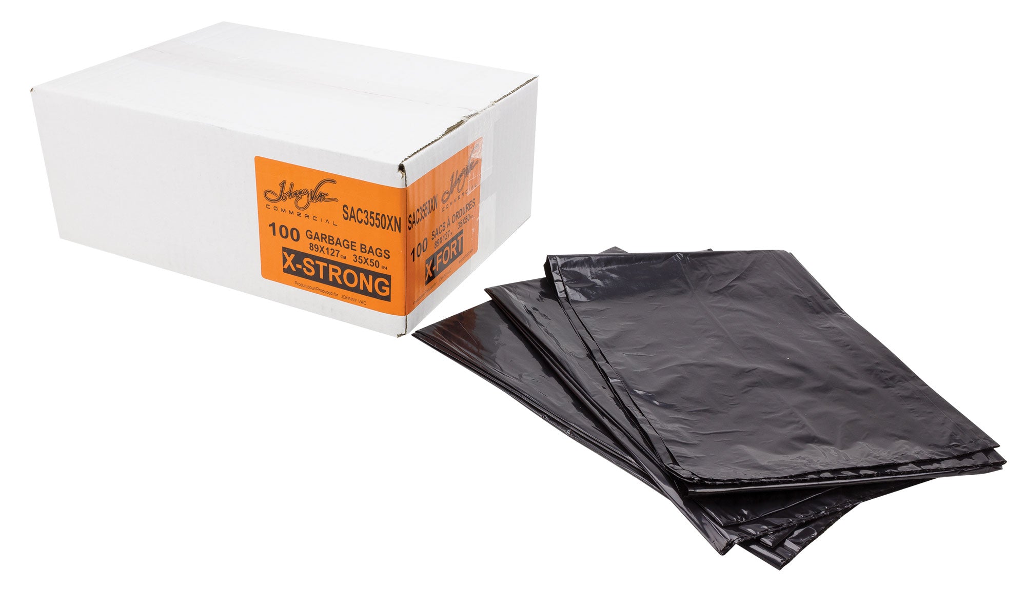Commercial Garbage / Trash Bags - Extra Strong - 35