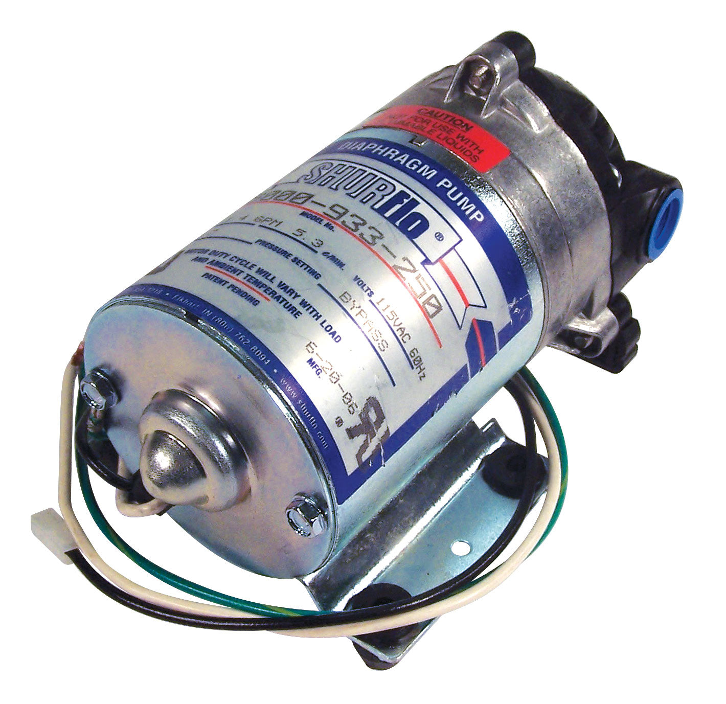 Water Pump - Bypass - 60 PSI - Shurflo Edic Fivestar