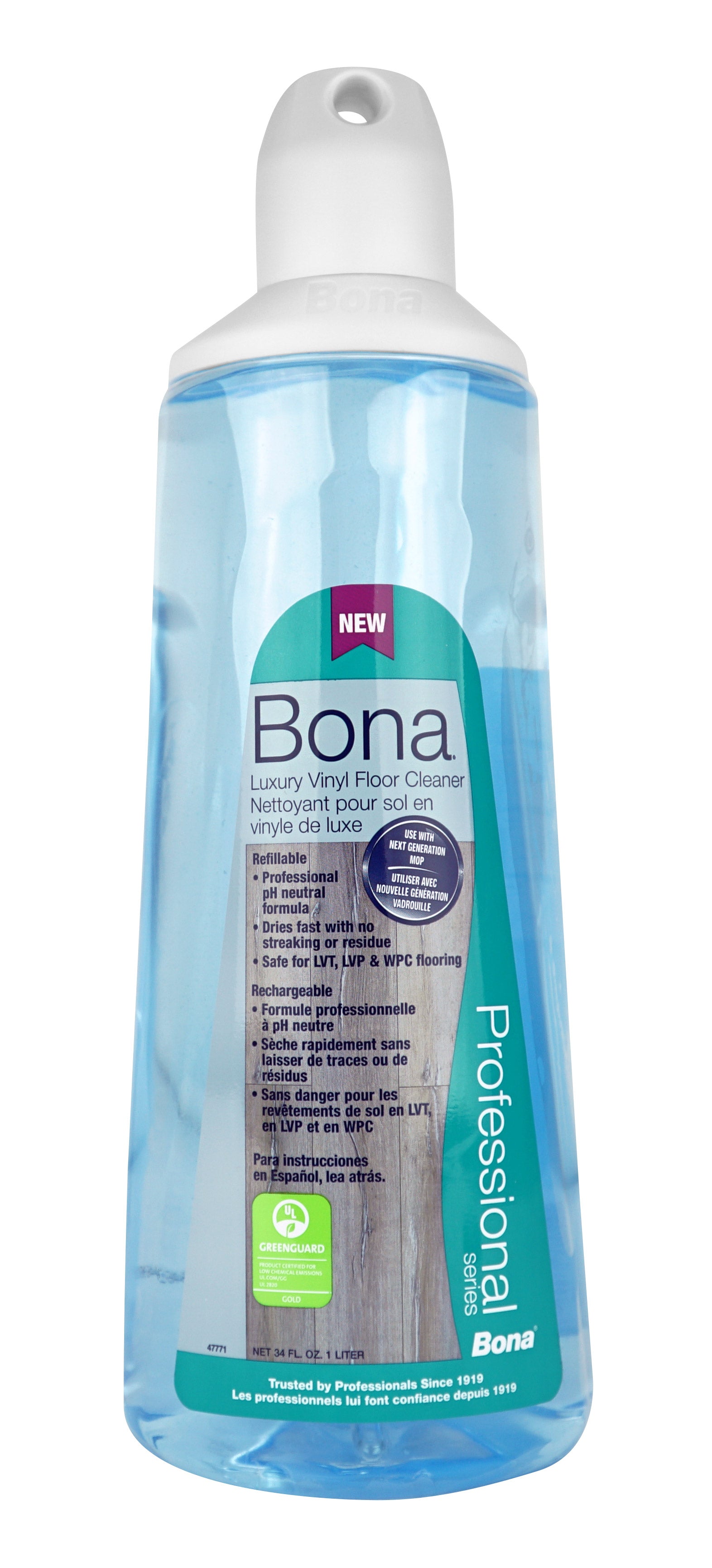 Bona Deluxe Vinyl Floor Cleaner - Replacement Cartridge - 1L Size