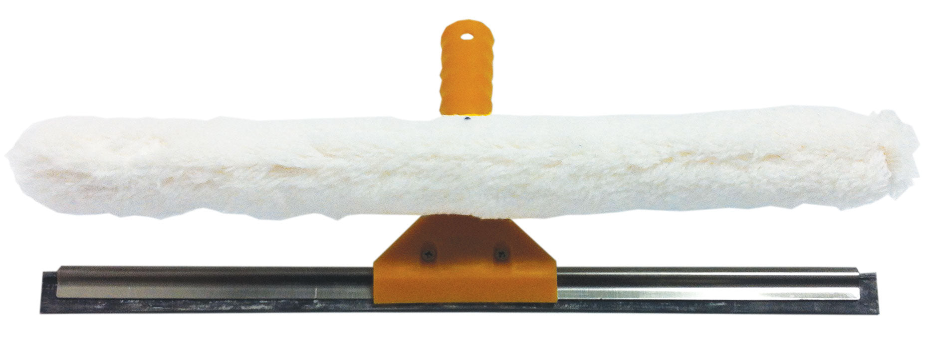 Double Function Squeegee - with Rubber Strips or Strip Washer - Aluminum Pole