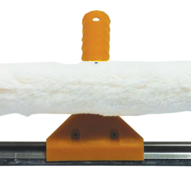 Double Function Squeegee - with Rubber Strips or Strip Washer - Aluminum Pole