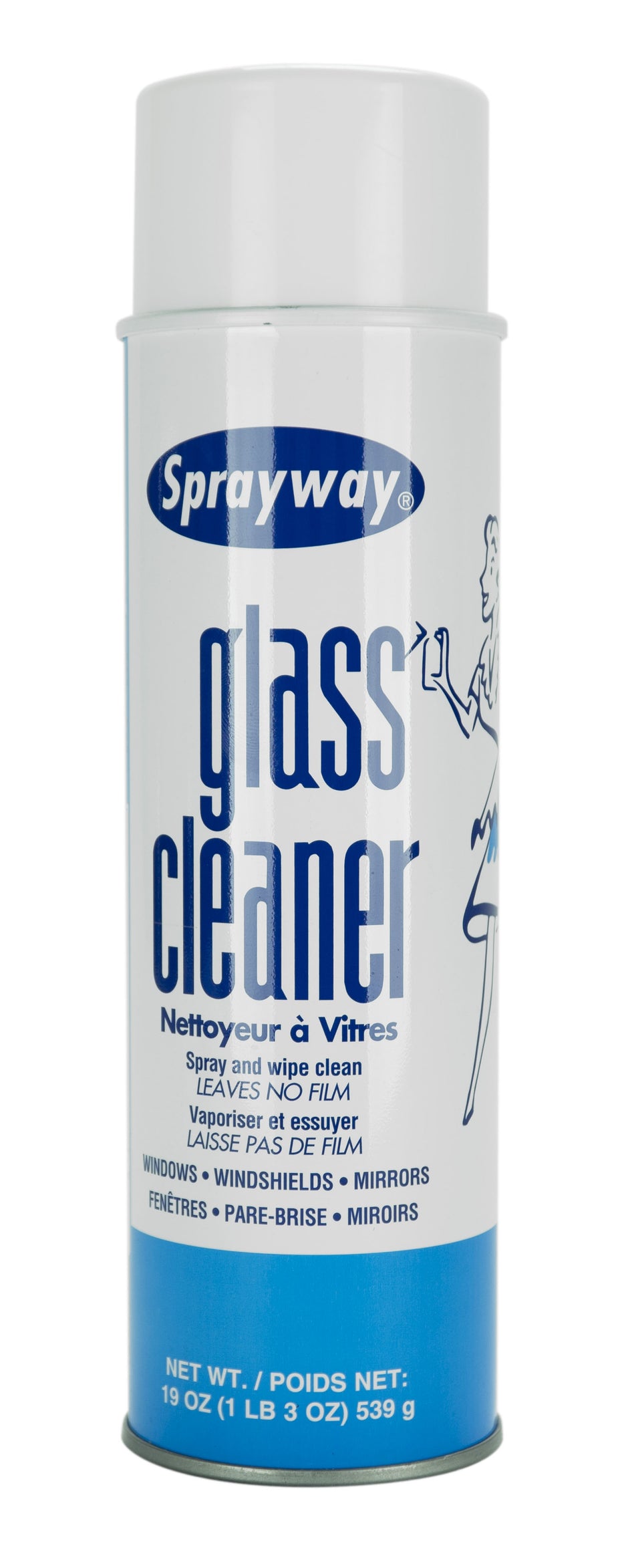 Foaming Glass Cleaner Aerosol - Sprayway - 19 oz (539 g) - Sprayway 50C/50W