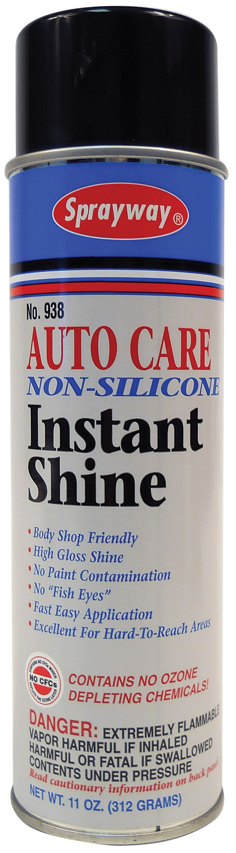 Auto Care Non Silicone Instant Shine - for Plastic and Vinyl - 11oz (312 g) - Sprayway  938