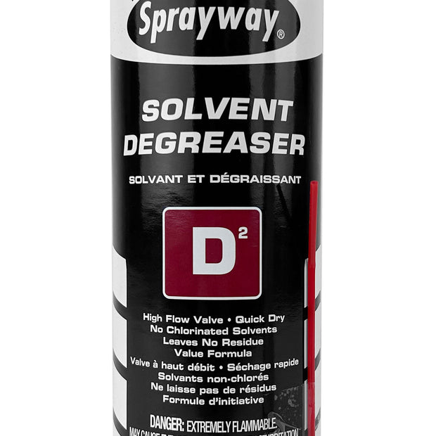 Solvant Degreaser D2 - Quick dry that leaves no residue - Sprayway - 14 oz (397 g)