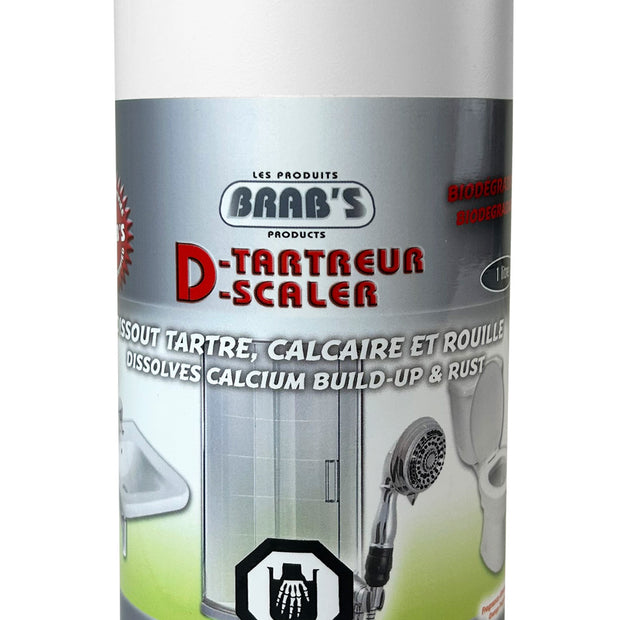 Calcium, Tartar and Rust Cleaner - 33.8 oz (1 L) - Brab's 193401
