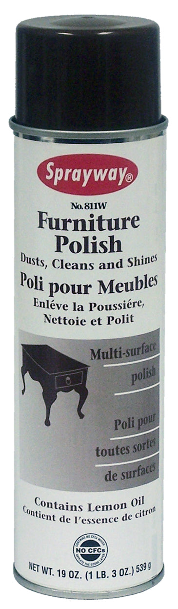 Furniture Polish - with Lemon Oil - 19 oz (539 g) - Sprayway - Claire 811W