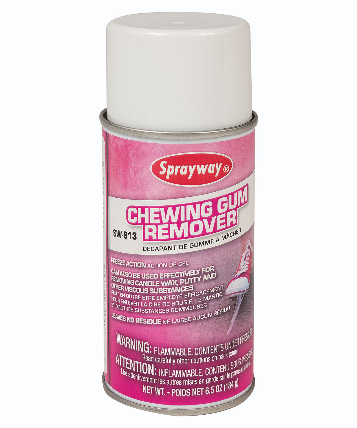 Gum and Other Viscous Substances Remover - Freeze Action - 6.5 oz (184 g) - Sprayway - Claire SW813